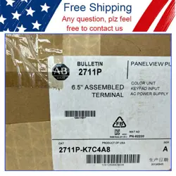 1PC NEW ALLEN BRADLEY 2711P-K7C4A8 /A PANELVIEW PLUS 6 700 7-IN COLOR KEYPAD AC