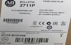 NEW UNOPENED ALLEN BRADLEY 2711P-B10C4A8 /A PANELVIEW PLUS 1000 0 MIN. RUN-TIME