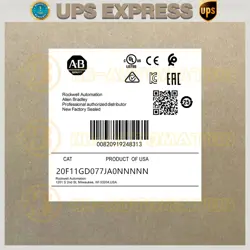 ​ALLEN-BRADLEY ​20F11GD077JA0NNNNN AC DRIVE AB NEW 20F11GD077JA0NNNNN ​