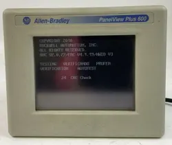 ALLEN BRADLEY 2711P-T6C20D PANELVIEW PLUS 600 SER D 24VDC 25W