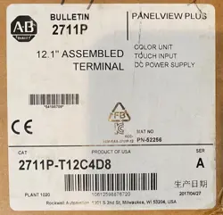 SURPLUS SEALED ALLEN-BRADLEY 2711P-T12C4D8 PANELVIEW PLUS 12.1
