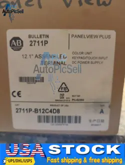 ALLEN-BRADLEY 2711P-B12C4D8 2711PB12C4D8 PANELVIEW PLUS 6 1250 KEY TOUCH NEW