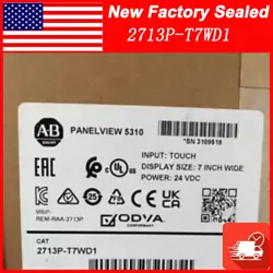 NEW ALLEN BRADLEY 2713P-T7WD1 GRAPHIC TERMINAL MODULE UPS  2713PT7WD1