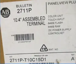 NEW ALLEN BRADLEY 2711P-T10C15D1 PANELVIEW PLUS TERMINAL BRAND