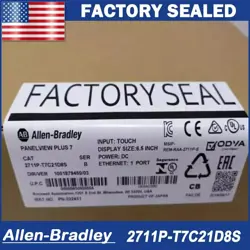 NEW 2711PT7C21D8S ALLEN BRADLEY 2711P-T7C21D8S SER B PANELVIEW PLUS 7 TERMINAL