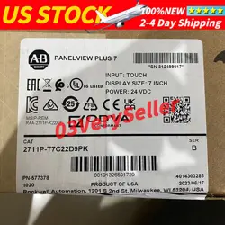 NEW SEALED ALLEN-BRADLEY 2711P-T7C22D9PK FREE SHIPPING