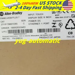 ALLEN BRADLEY NEW 2711P-T9W21D8S NEW PANELVIEW PLUS 7 TERMINAL 9 INCH