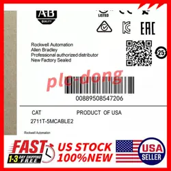 NEW SEALED ALLEN-BRADLEY 2711T-5MCABLE2 PANEL VIEW FREE SHIPPING