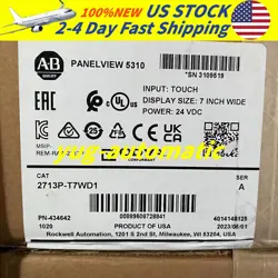 BRAND NEW ALLEN BRADLEY 2713P-T7WD1 PANELVIEW 5310 TERMINAL FREE SHIPPING