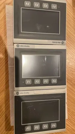 LOT OF 3 FAULTY ALLEN BRADLEY 2711R-T4T SER B PANELVIEW 800 4-INCH HMI TERMINAL