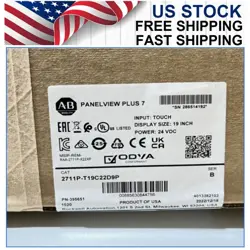 AB 2711P-T19C22D9P ALLEN-BRADLEY PLUS 7 GRAPHIC TERMINAL 2711PT19C22D9P NEW