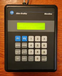 ALLEN-BRADLEY 2707-MVP232 SERIES B 11-25VDC 1.5W MICROVIEW OPERATOR INTERFACE