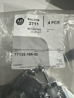 4 COUNT AB ALLEN BRADLEY 2711 MOUNTING CLIPS 77135-166-55 FOR PANELVIEW 900