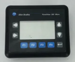 AS-IS ALLEN BRADLEY 2711-M3A18L1 SER. A PANELVIEW 300 MICRO INTERFACE 24VDC
