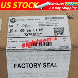 BRAND NEW ALLEN-BRADLEY 2711P-T10C22A9P PANELVIEW PLUS 7 10
