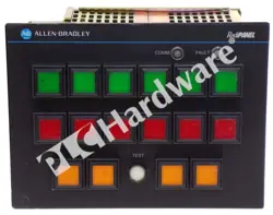 ALLEN BRADLEY 2705-P21J1 SERIES E REDIPANEL 16-BUTTON LIGHTED PUSH BUTTON MODULE