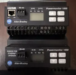 LOT OFF 2 UNITS USED ALLEN BRADLEY 1408-EM3A-ENT POWERMONITOR 1000 SERIAL ETHER