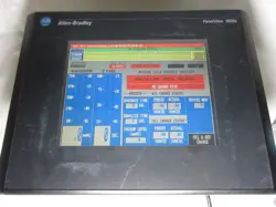 ALLEN BRADLEY, PANELVIEW 1000E, COLOR TOUCH SCREEN, 2711E-T10C6, SER D, WORKING