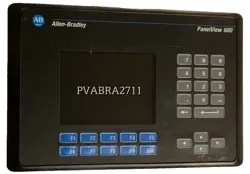 ALLEN BRADLEY 2711-K6C5 SERIES C PANELVIEW 600 COLOR KEYPAD RS-232(DH-485) 4.46
