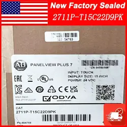 ALLEN BRADLEY 2711P-T15C22D9PK PANELVIEW PLUS 7 GRAPHIC TERMINAL 2711PT15C22D9PK