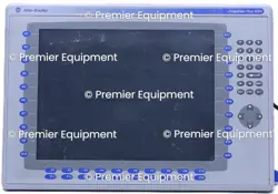 * ALLEN BRADLEY 2711P-RDB15C PANELVIEW 1500 PLUS 6 COLOR KEY/TOUCH DISPLAY