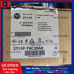 ALLEN BRADLEY 2711P-T6C20A8 SER A PANELVIEW PLUS 600 HMI TOUCHSCREEN#