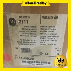 ORIGINAL NEW ALLEN BRADLEY 2711-K6C20 PANELVIEW 600 COLOR/KEY FREE SHIPPING