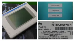 ALLEN BRADLEY 2711P-RDT7C SERIES C PANELVIEW PLUS 700 COLOR TOUCH DISPLAY