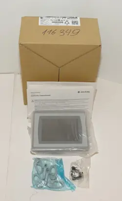 ALLEN BRADLEY 2711P-T6C21D8S PANELVIEW PLUS 7 SER D TOUCH DISPLAY GRAPHIC TERMIN