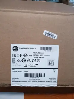 2711P-T19C22D9P ALLEN-BRADLEY 2711PT19C22D9P PLUS 7 GRAPHIC TERMINAL OPENED