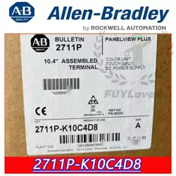 NEW SEALED ALLEN BRADLEY 2711P-K10C4D8 PANELVIEW PLUS 6 400-1500 TERMINALS