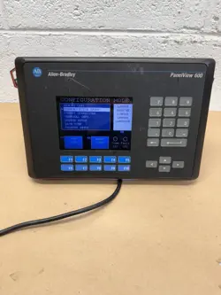 ALLEN-BRADLEY 2711-K6C8 PANELVIEW 600 SER B, 100-240VAC, 0.6-0.35A, 50/60HZ 75VA