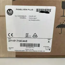 NEW ALLEN-BRADLEY 2711P-T10C4A8 SER A PANELVIEW PLUS, 10.4