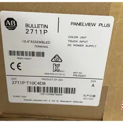 NEW ALLEN-BRADLEY 2711P-T10C4D8 PANELVIEW PLUS ASSEMBELED TERMINAL USA
