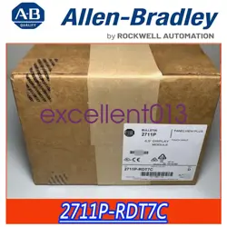 ALLEN BRADLEY 2711P-RDT7C SER D TOUCH SCREEN NEW SEAL STOCK FREE SHIPPING/