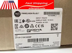 NEW SEALED ALLEN-BRADLEY 2711P-T15C22D9P PANELVIEW PLUS 7 GRAPHIC TERMINAL