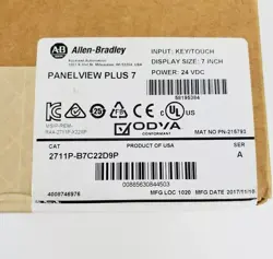 ALLEN BRADLEY 2711P-B7C22D9P SER A PANELVIEW PLUS 7, NEW FACTORY SEALED !