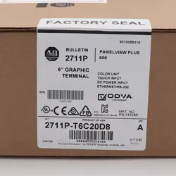 NEW SEALED ALLEN-BRADLEY 2711P-T6C20D8 PANELVIEW PLUS 6 GRAPHIC