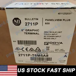 NEW SEALED ALLEN-BRADLEY 2711P-T6M5A8 PANELVIEW PLUS 600