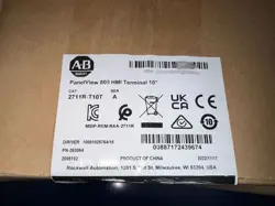 2711R-T10T ALLEN-BRADLEY PANELVIEW 800 HMI TERMINAL 10''