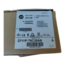ALLEN BRADLEY 2711P-T6C20A8 SER. A PANELVIEW PLUS 600 GRAPHIC TERMINAL