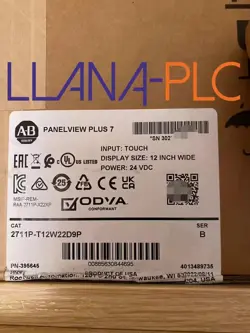 2024 SEALED ALLEN BRADLEY 2711P-T12W22D9P /B PANELVIEW PLUS 7 TERMINAL SURPLUS