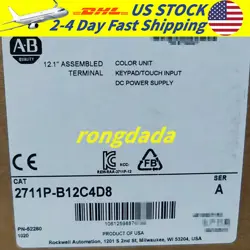 AB 2711P-B12C4D8 ALLEN-BRADLEY PANELVIEW PLUS TERMINAL SPOT GOODS BRAND NEW