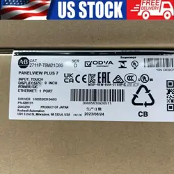 NEW ALLEN BRADLEY 2711P-T9W21D8S PANELVIEW PLUS 7 TERMINAL 9 INCH 2711PT9W21D8