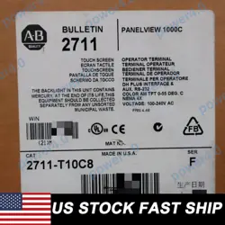 ALLEN-BRADLEY 2711-T10C8 PANELVIEW 1000 TOUCHSCREEN FREE SHIPPING