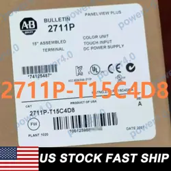 NEW ALLEN BRADLEY 2711P-T15C4D8 /A PANELVIEW PLUS 6 1500 TOUCH SCREEN TERMINAL