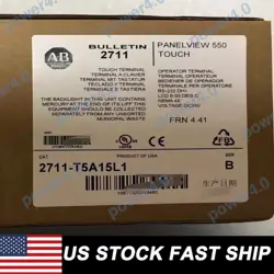 ALLEN BRADLEY PANELVIEW 550 2711-T5A15L1 SER B FREE SHIP NEW IN BOX