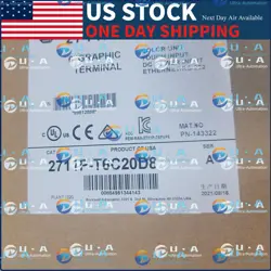 ALLEN BRADLEY2711P-T6C20D8  PLUS 6 5.7'' TOUCH TERMINAL NEW 1-YEAR-WARRANTY