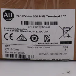 2711RT10T ALLEN-BRADLEY PANELVIEW 800 HMI TERMINAL 10'' 
