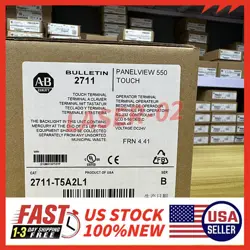 1PC ALLEN BRADLEY 2711-T5A2L1  PANELVIEW 550 SER B TOUCHSCREEN HMI DISPLAY